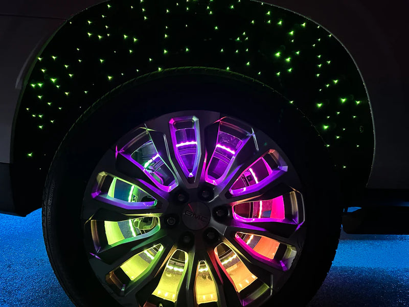Oracle Lighting LED Illuminated Wheel Rings - Dynamic Color Shift
