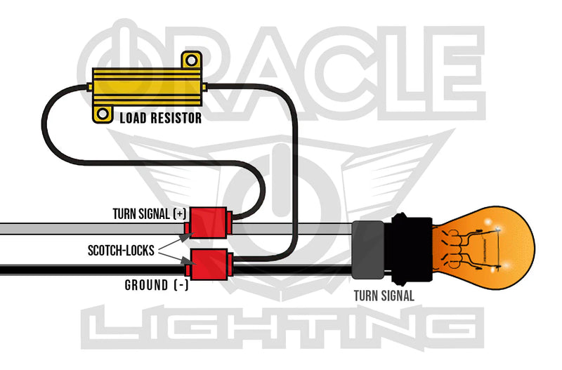 Oracle Lighting Led Load Equalizer 50W/ 6Ohm Resistor For Turn Signal Rapid Flash