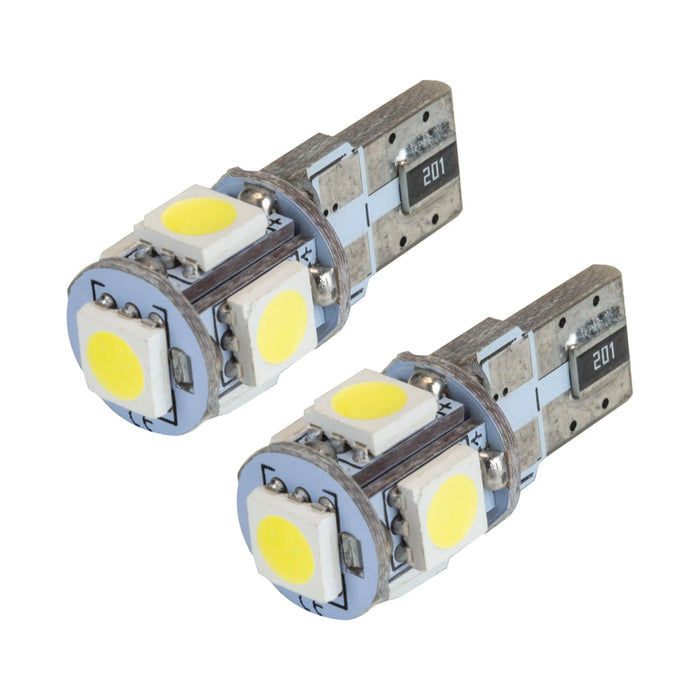 Oracle Lighting T10 5 LED 3 Chip Smd Bulbs (Pair)
