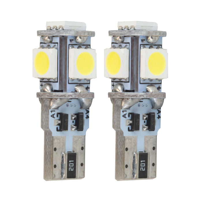 Oracle Lighting T10 5 LED 3 Chip Smd Bulbs (Pair)