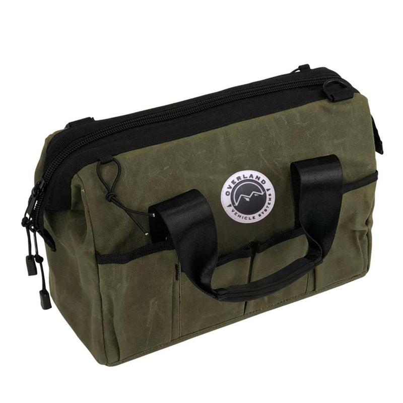 Overland Vehicle Systems All Purpose Tool Storage Bag #16 Waxed Canvas