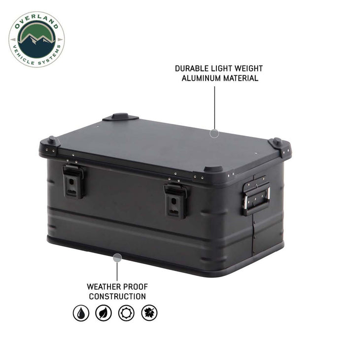 Overland Vehicle Systems Aluminum Box Storage 53 QT