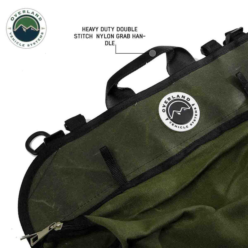Overland Vehicle Systems Camping Gear Storage Bag #16 Waxed Canvas