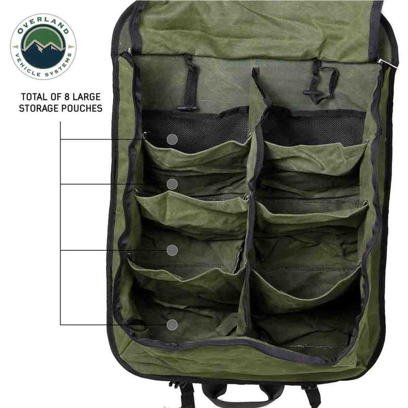 Overland Vehicle Systems Camping Gear Storage Bag #16 Waxed Canvas