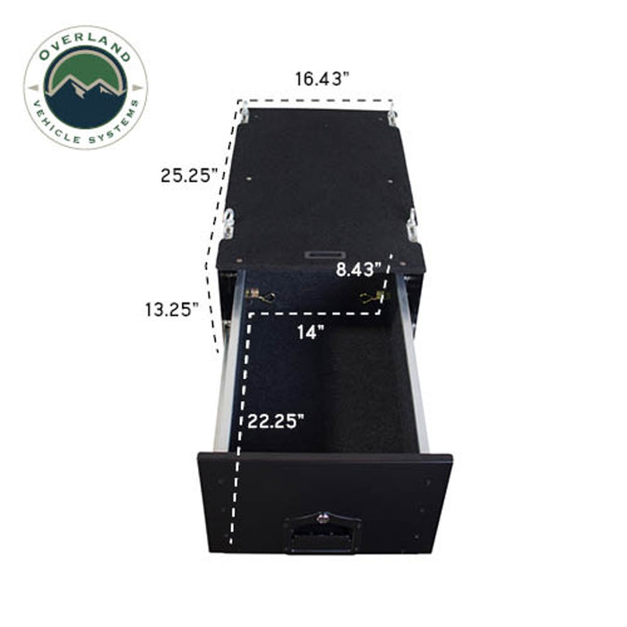 Overland Vehicle Systems Cargo Box W/Slide Out Drawer & Working Station