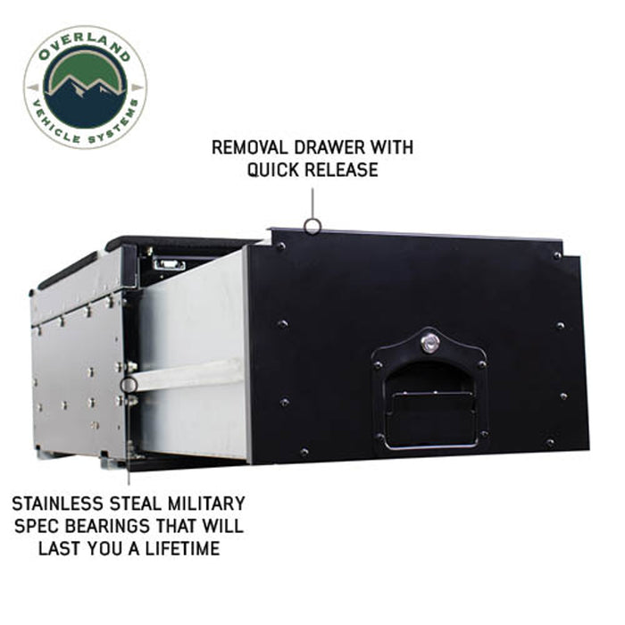 Overland Vehicle Systems Cargo Box W/Slide Out Drawer & Working Statio ...