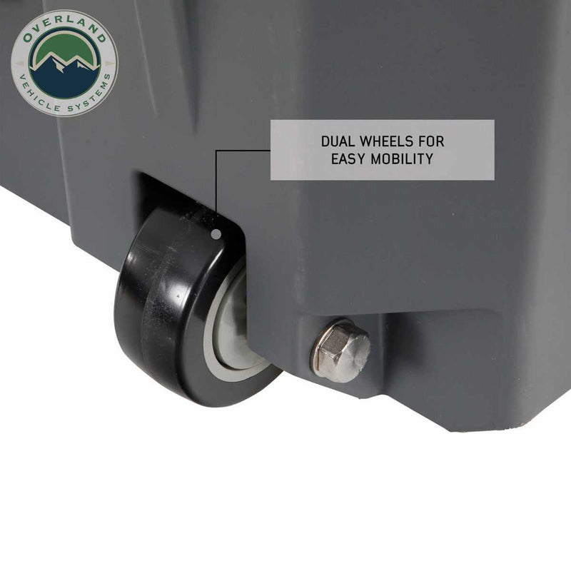 Overland Vehicle Systems Dark Grey Dry Box W/Drain and Bottle Opener