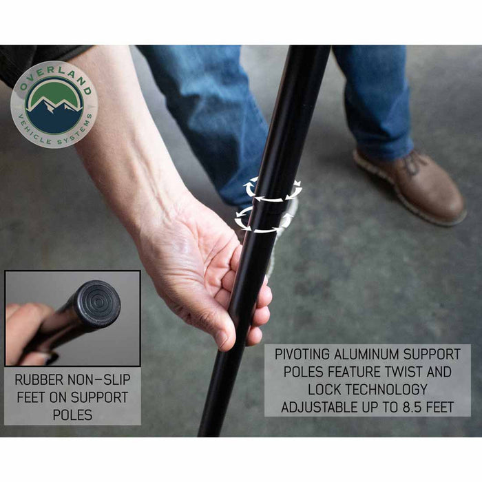 Overland Vehicle Systems HD Nomadic 180 Degree Awning