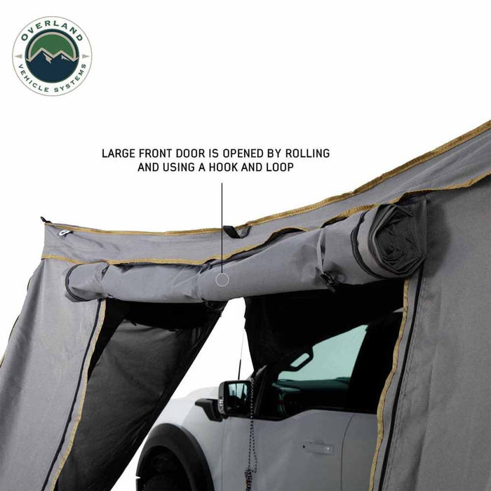 Overland Vehicle Systems HD Nomadic 270 Degree Awning Wall 1 with Door & Window