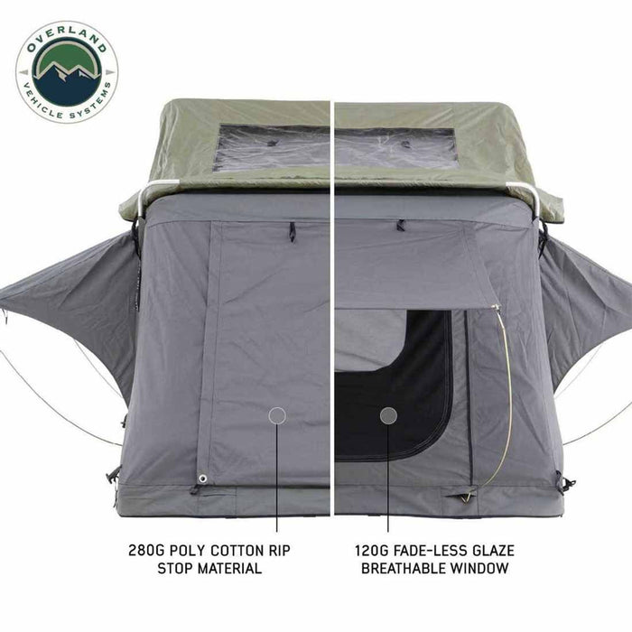 Overland Vehicle Systems HD Nomadic 3 Extended Soft Shell Roof Top Tent