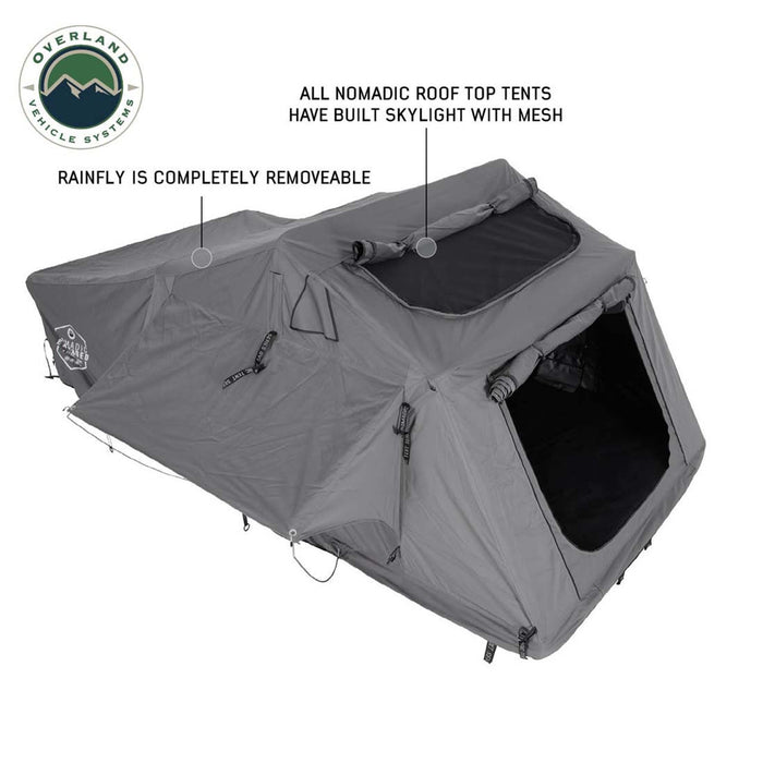 Overland Vehicle Systems HD Nomadic 3 Extended Soft Shell Roof Top Tent