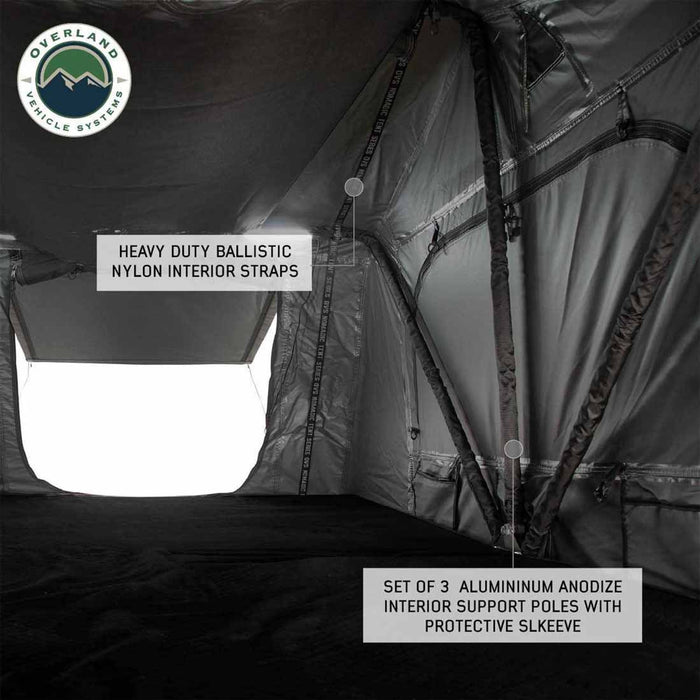 Overland Vehicle Systems HD Nomadic 3 Extended Soft Shell Roof Top Tent