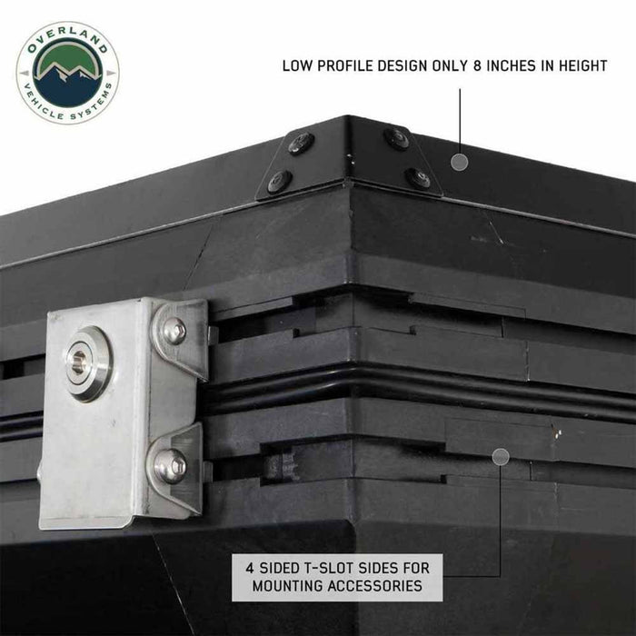 Overland Vehicle Systems HD Sidewinder Side Load Aluminum Hard Shell Roof Top Tent