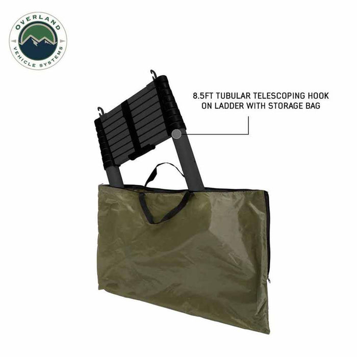 Overland Vehicle Systems HD Sidewinder Side Load Aluminum Hard Shell Roof Top Tent