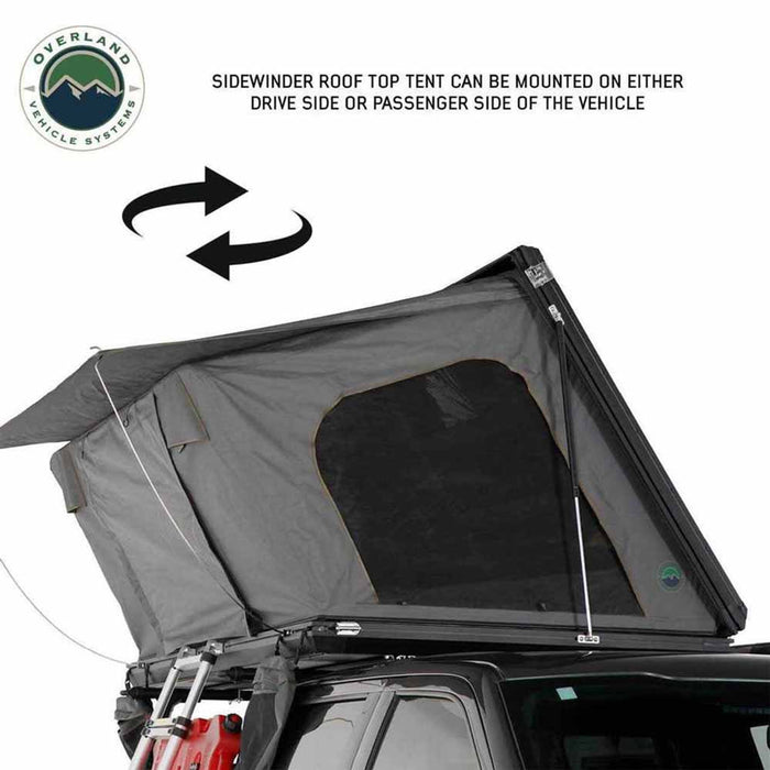 Overland Vehicle Systems HD Sidewinder Side Load Aluminum Hard Shell Roof Top Tent