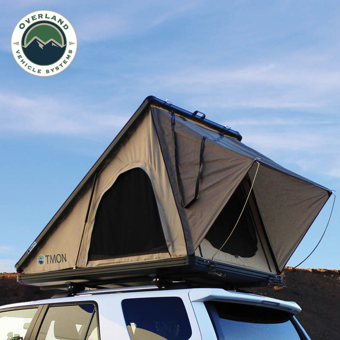 Overland Vehicle Systems LD TMON Clamshell Aluminum Hard Shell Roof Top Tent