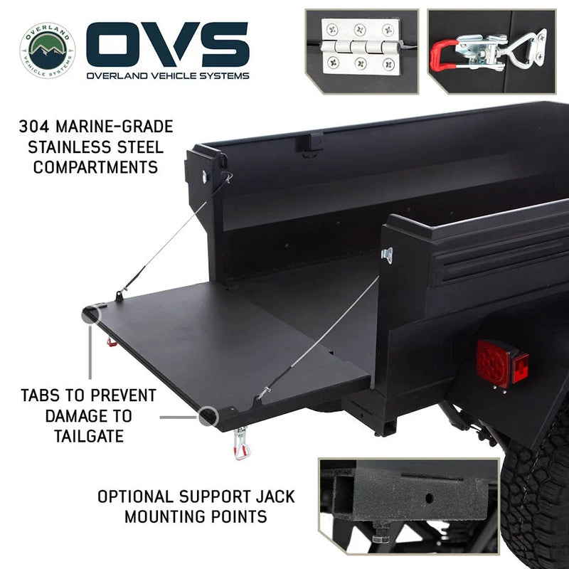 Overland Vehicle Systems Off Road Trailer Military Style