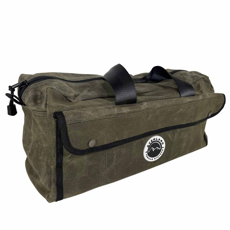 Overland Vehicle Systems Small Duffle Bag W/Handle & Straps #16 Waxed Canvas Storage