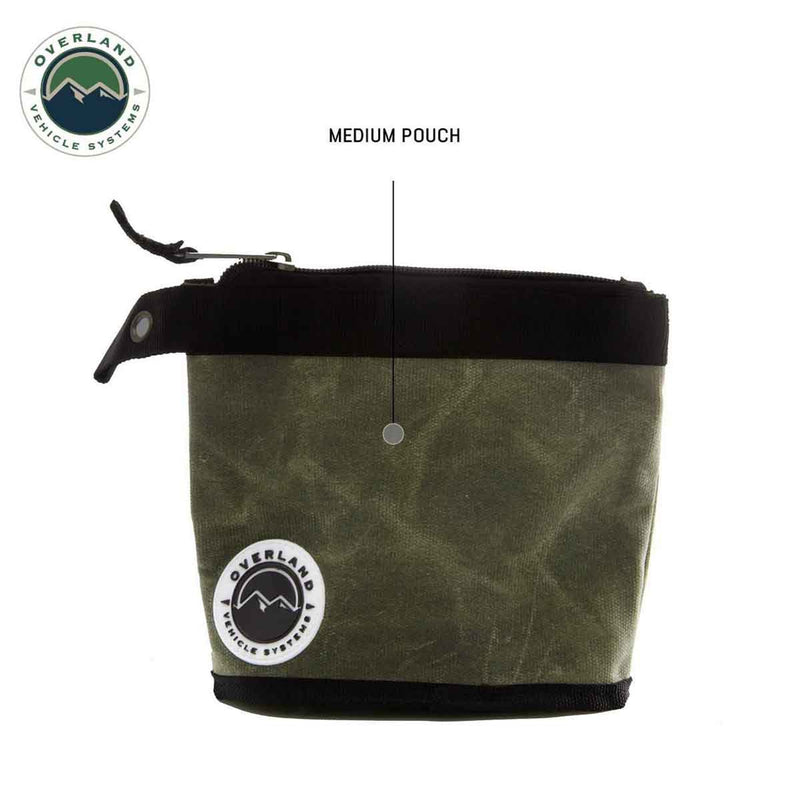 Overland Vehicle Systems Small/Medium Size 3 Bag Set of Storage Bags #12 Waxed Canvas