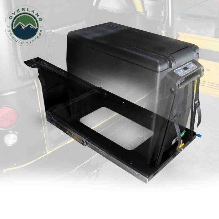Overland Vehicle Systems Small Refrigerator Tray W/Slide and Tilt