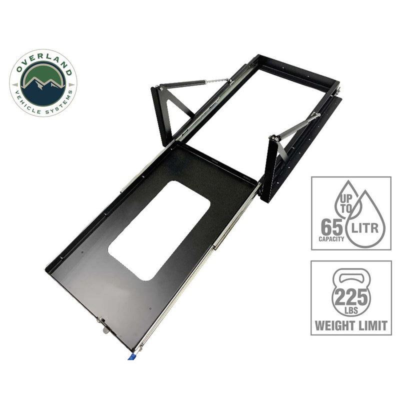 Overland Vehicle Systems Small Refrigerator Tray W/Slide and Tilt
