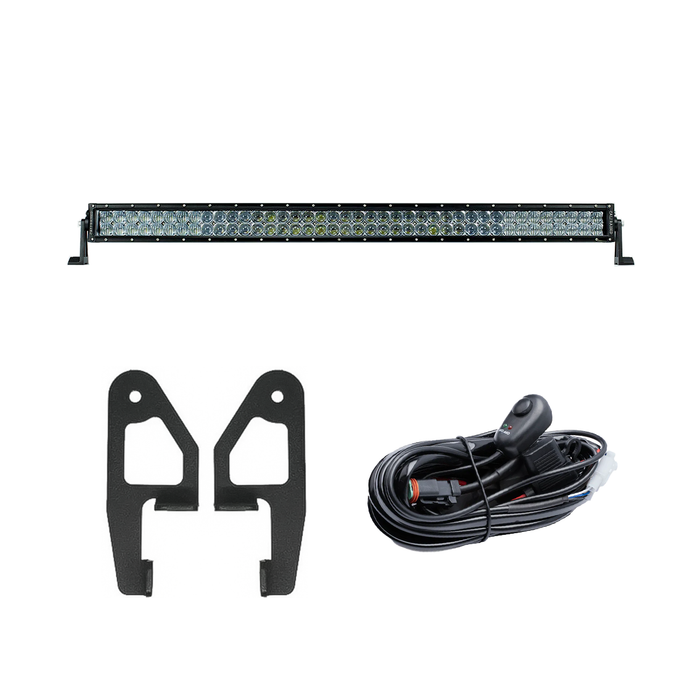 Cali Raised Premium Roof Rack Front Light Bar Kit For 4Runner (2010-2024)