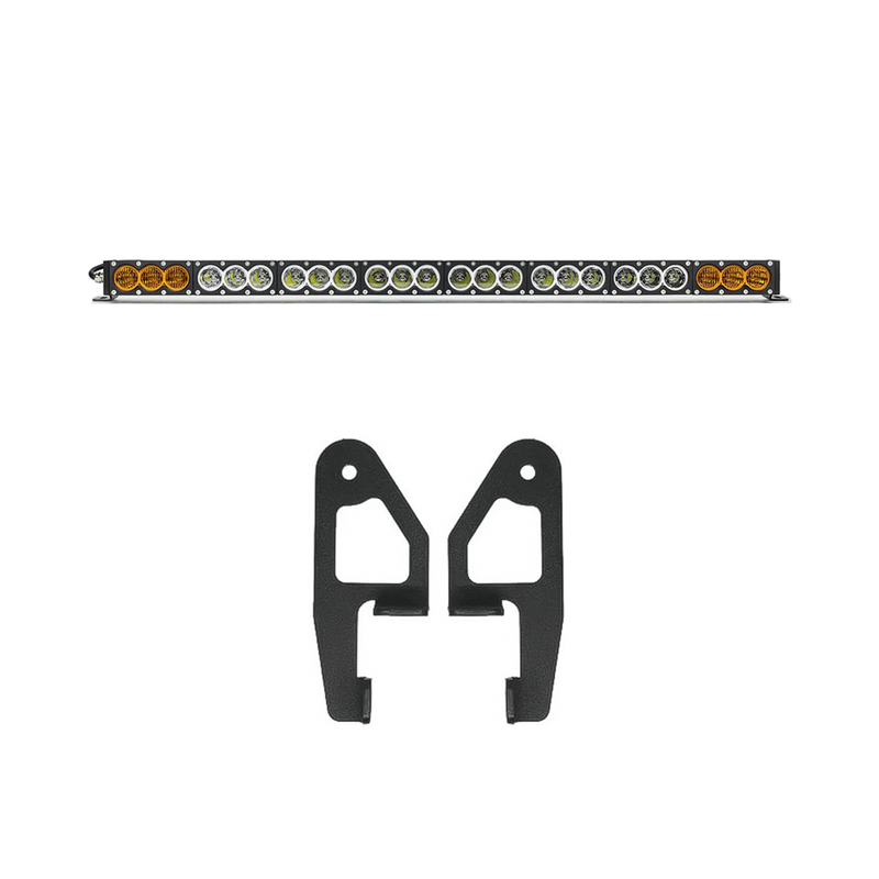 Cali Raised Premium Roof Rack Front Light Bar Kit For 4Runner (2010-2024)