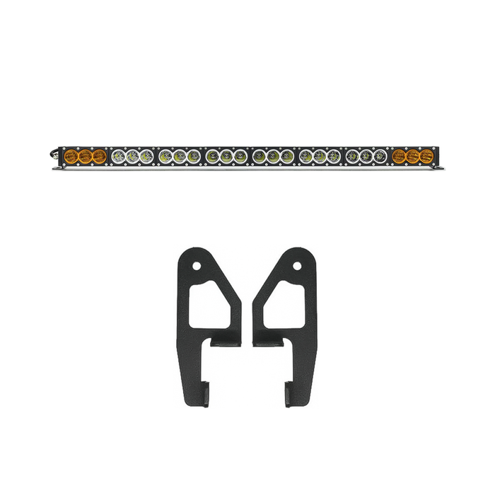 Cali Raised Premium Roof Rack Front Light Bar Kit For 4Runner (2010-2024)