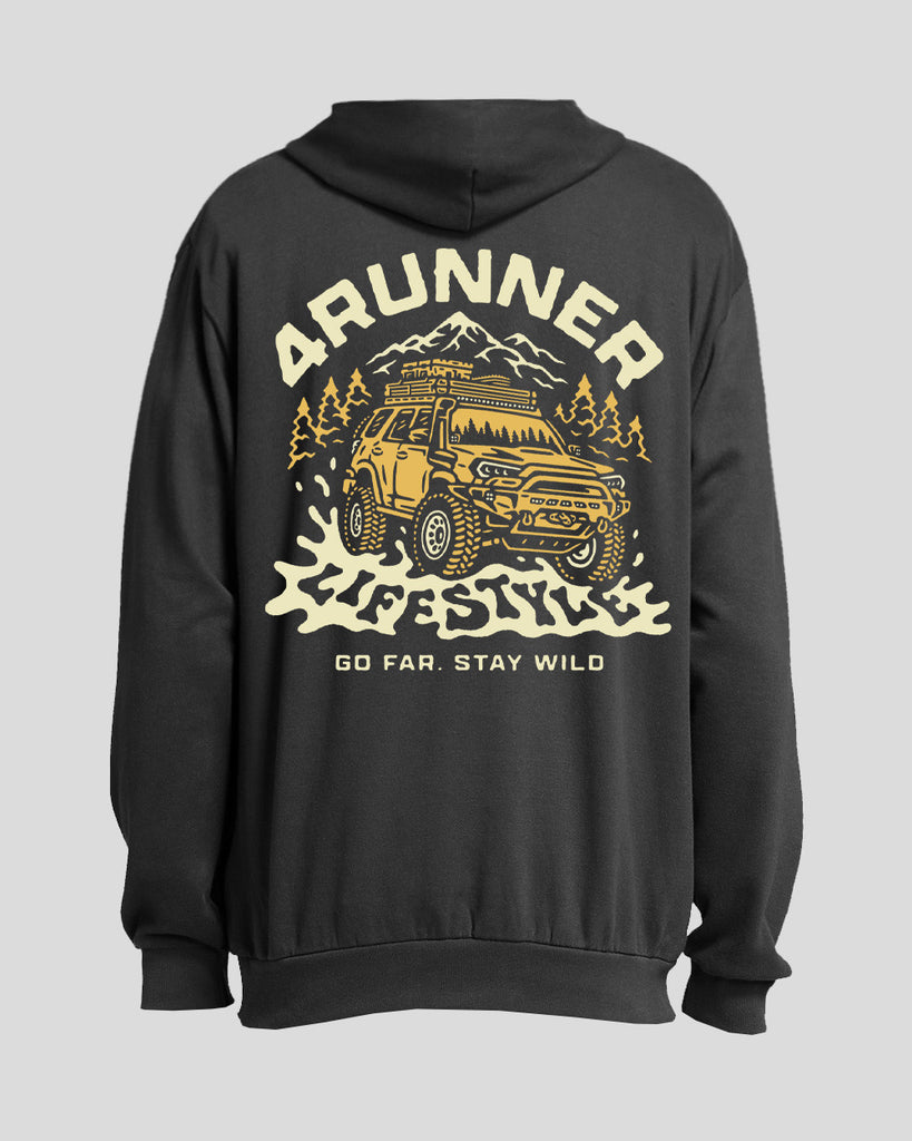 4Runner Lifestyle Washed Gray Stay Wild Hoodie