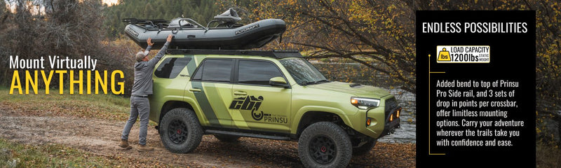 Prinsu Pro Full Roof Rack For 4Runner (2010-2024)