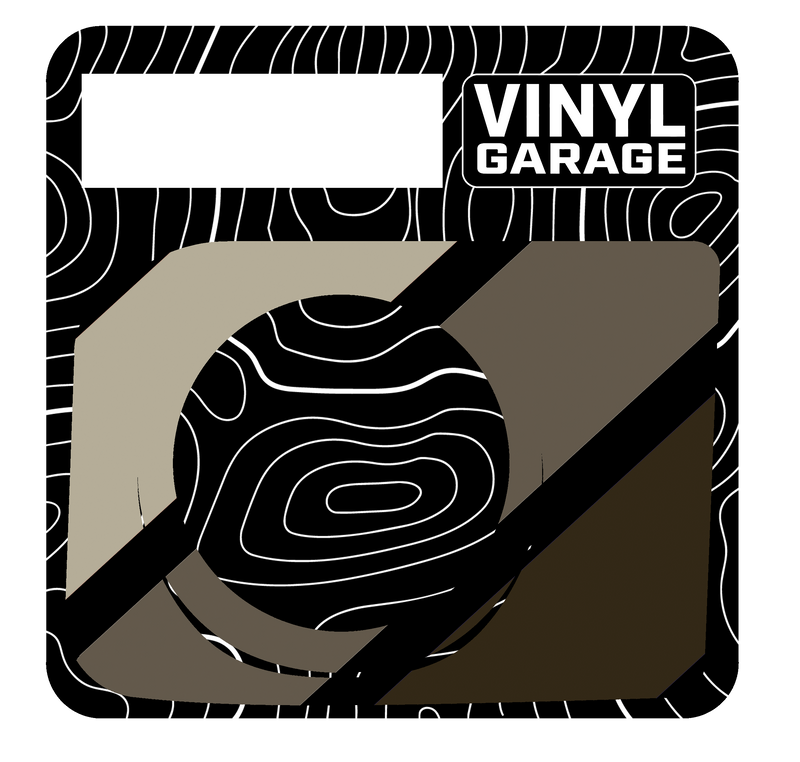Vinyl Garage Start/Stop Button Overlay For 4Runner (2025-Current)