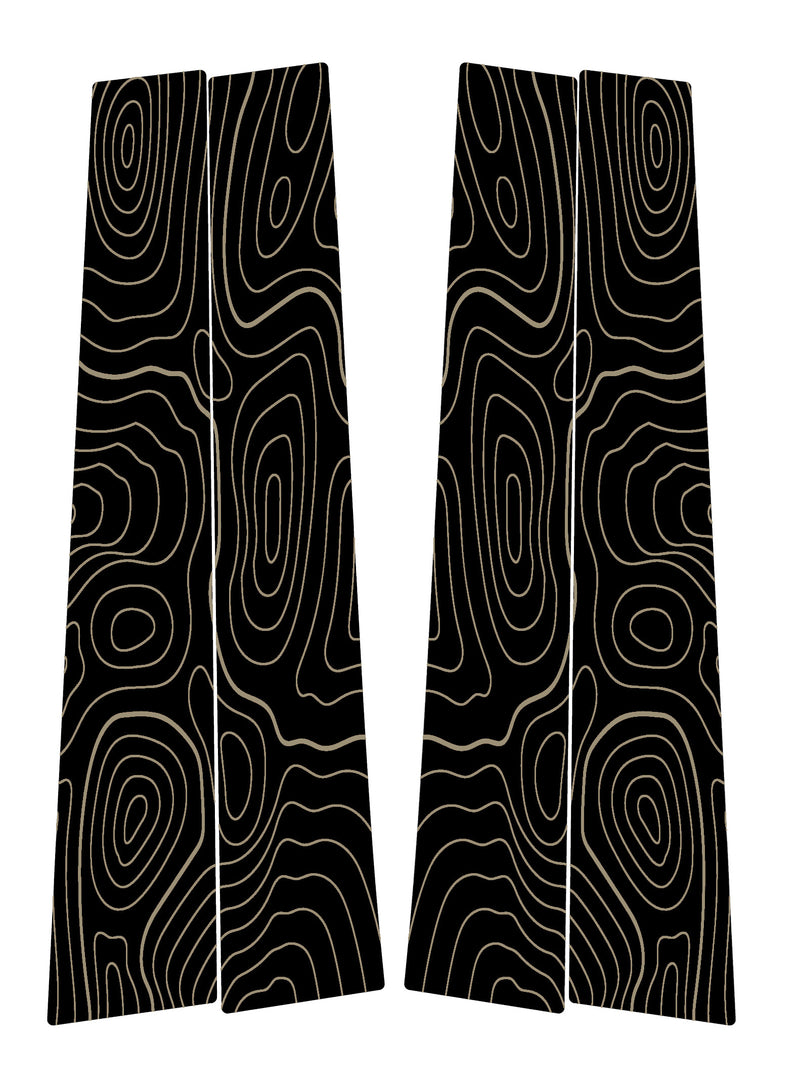 Vinyl Garage Topo B Pillar Decals For 4Runner (2010-2024)