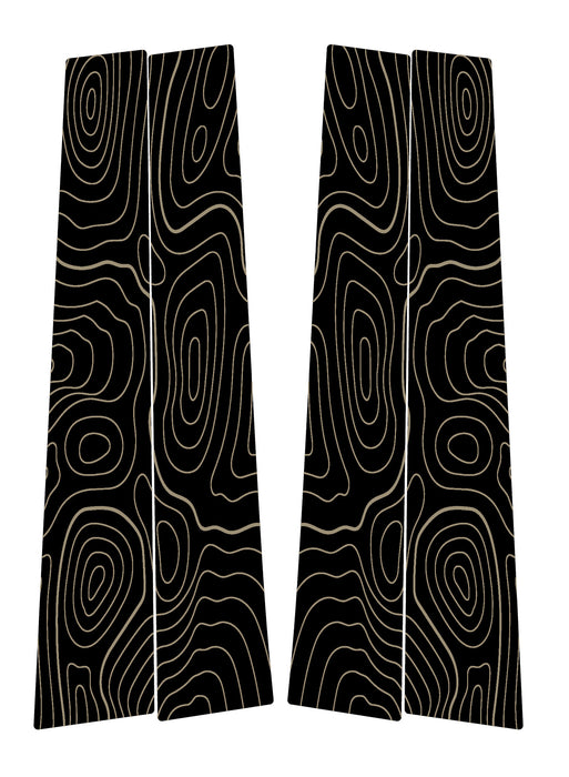 Vinyl Garage Topo B Pillar Decals For 4Runner (2010-2024)