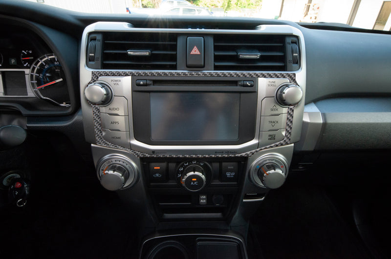 Tufskinz Navigation/CD Player Outer Radio Display Accent For 4Runner (2014-2024)