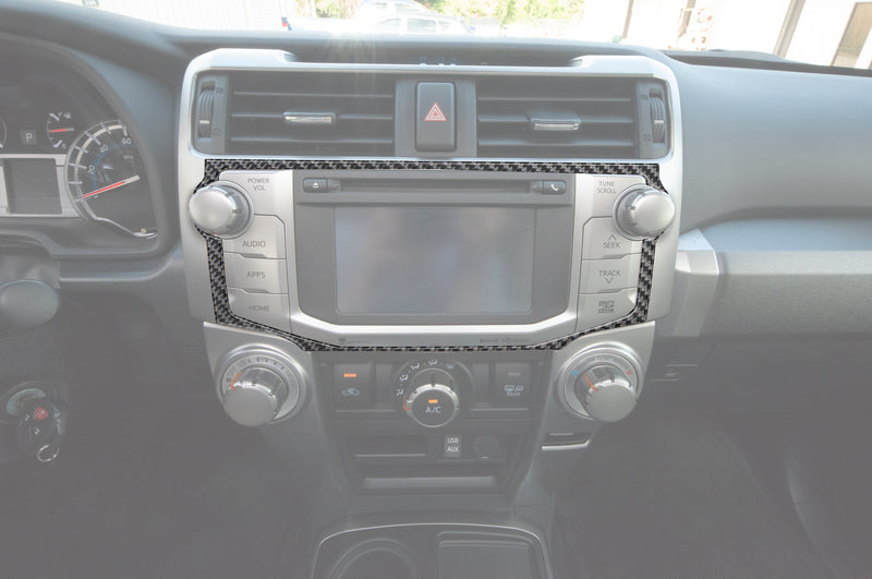 Tufskinz Navigation/CD Player Outer Radio Display Accent For 4Runner (2014-2024)