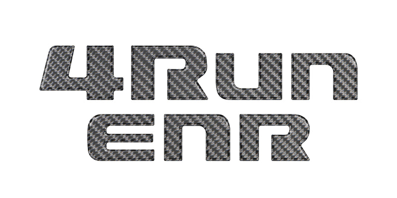 Tufskinz Rear Hatch Letter Overlays For 4Runner (2010-2024)