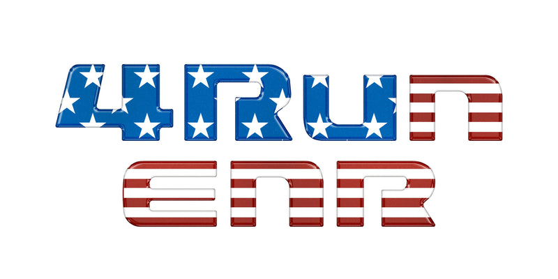 Tufskinz Rear Hatch Letter Overlays For 4Runner (2010-2024)