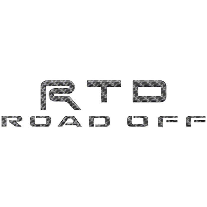 Tufskinz "TRD Offroad" C Pillar Letter Overlays for 4Runner (2025-Current)