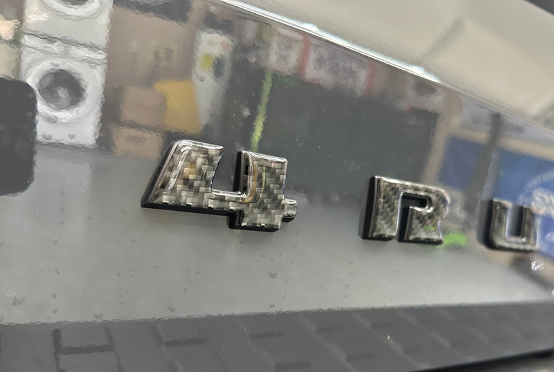 Tufskinz Liftgate Letter Overlays For 4Runner (2025-Current)