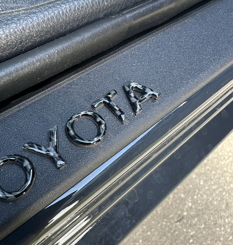 Tufskinz Door Sill Letter Overlays For 4Runner (2025-Current)