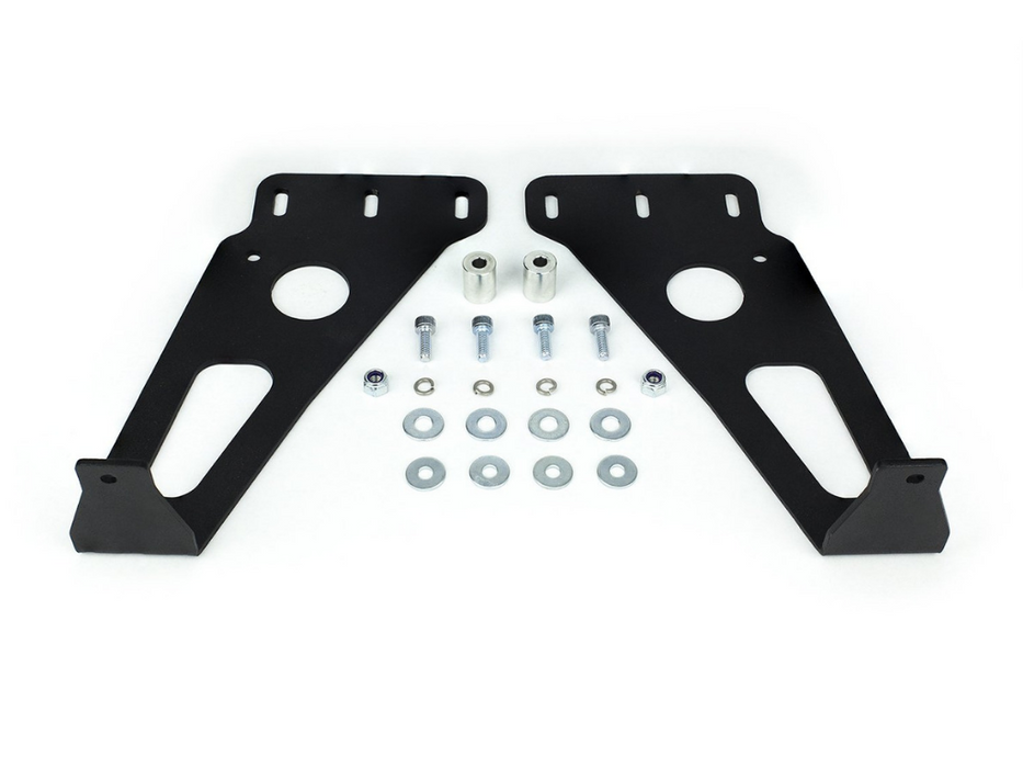Cali Raised 32" Hidden Grille LED Light Bar Mounting Brackets For 4Runner (2014-2024)