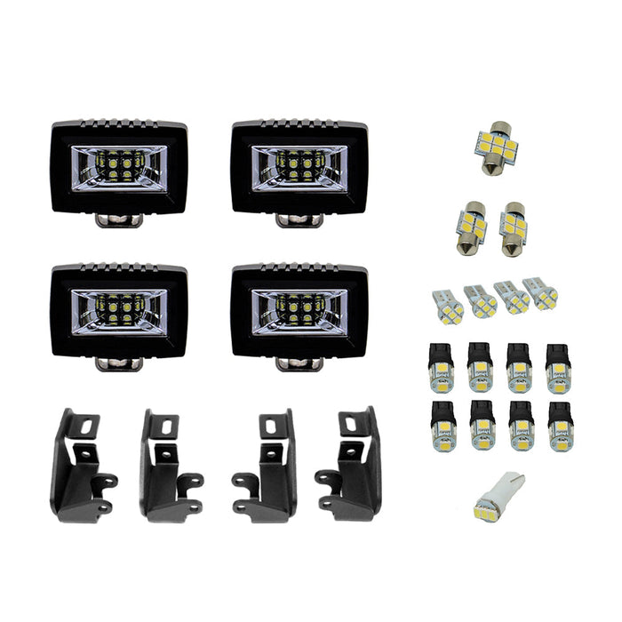 Cali Raised Premium Roof Rack 360 Lighting Kit For 4Runner