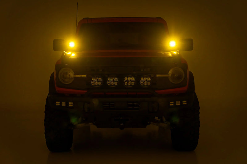 Rough Country 2 Inch Led Spot Amber Light Pods