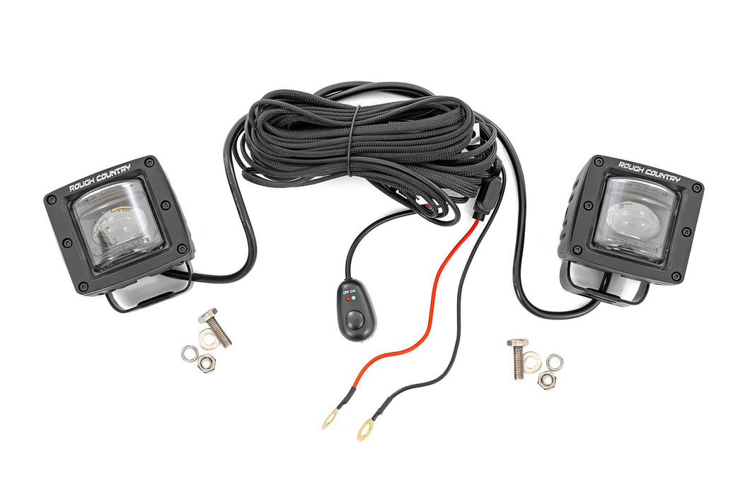 Rough Country 2" Black Series LED Fog Light Pods 4Runner Lifestyle Rough Country 2" Black Series LED Fog Light Pods 4Runner Lifestyle