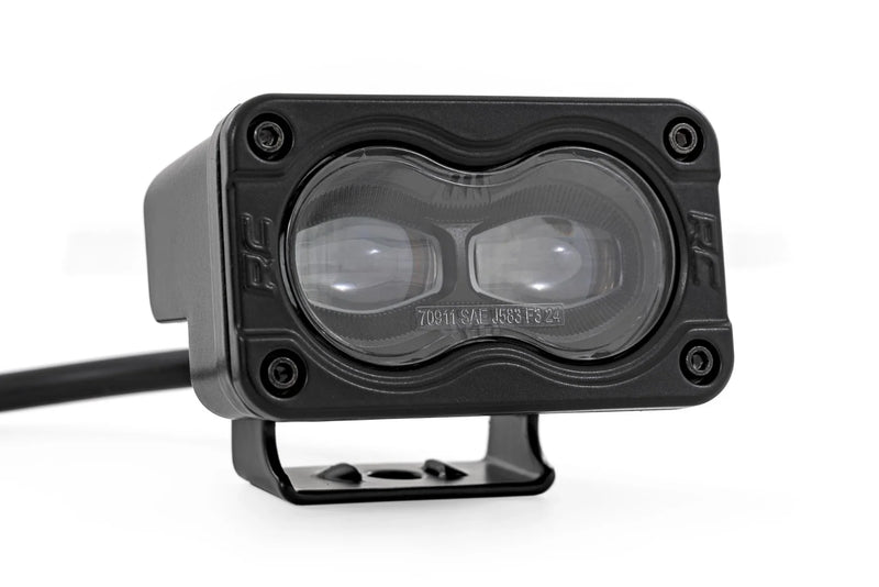 Rough Country 3x1.75" Black Series Led Slim Fog Lights
