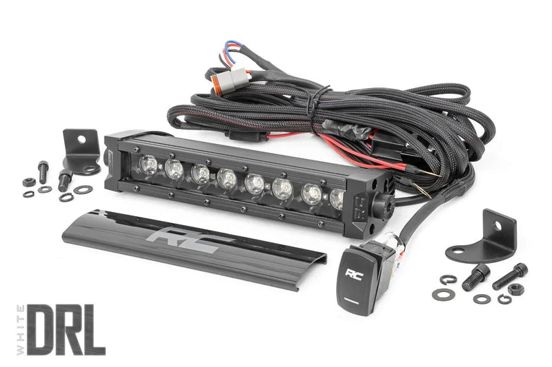 Rough Country 8" Black Series LED Light Bar W/ Amber DRL