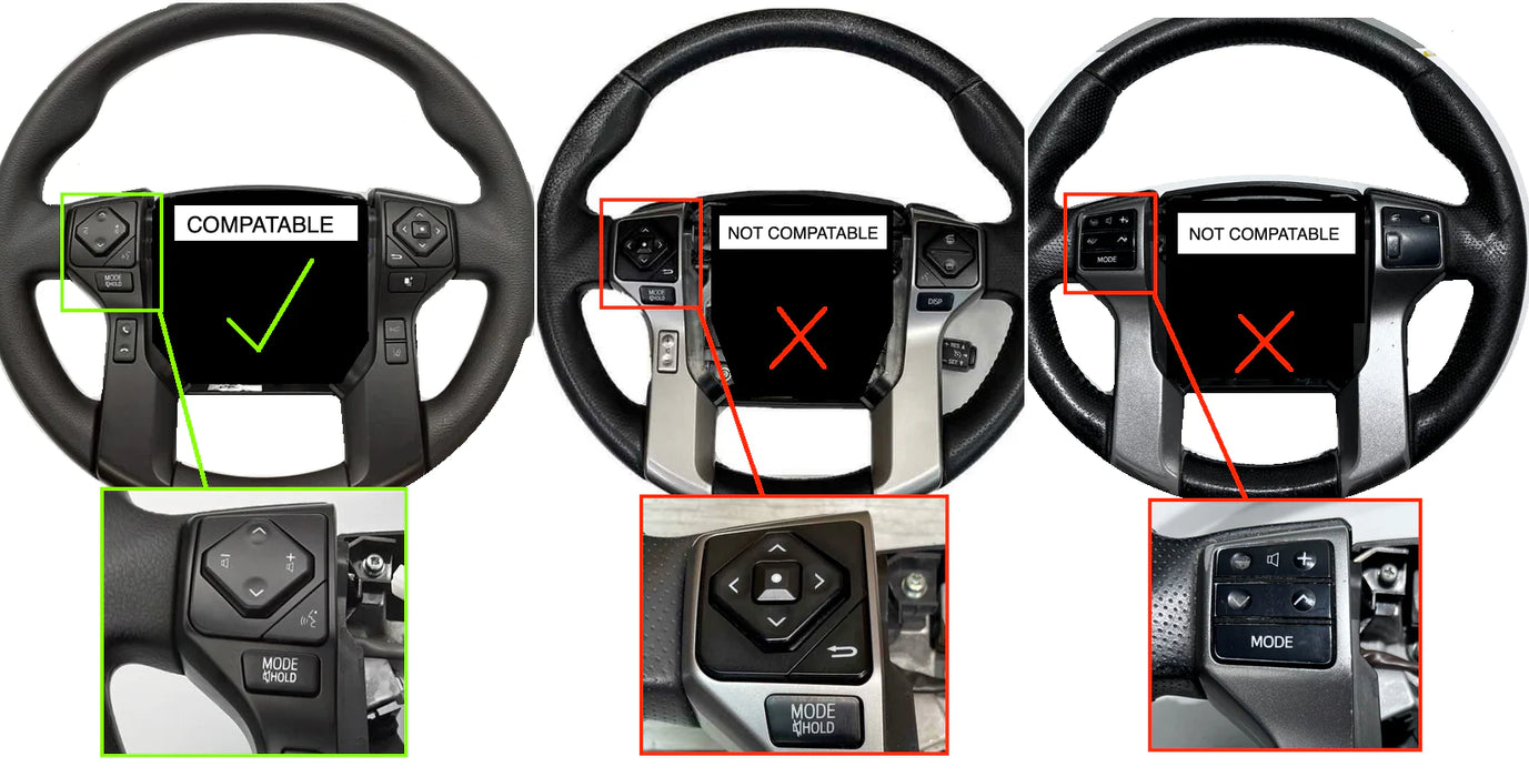 Meso Customs Steering Wheel Control Fix Kit For 4Runner (2010-2024)
