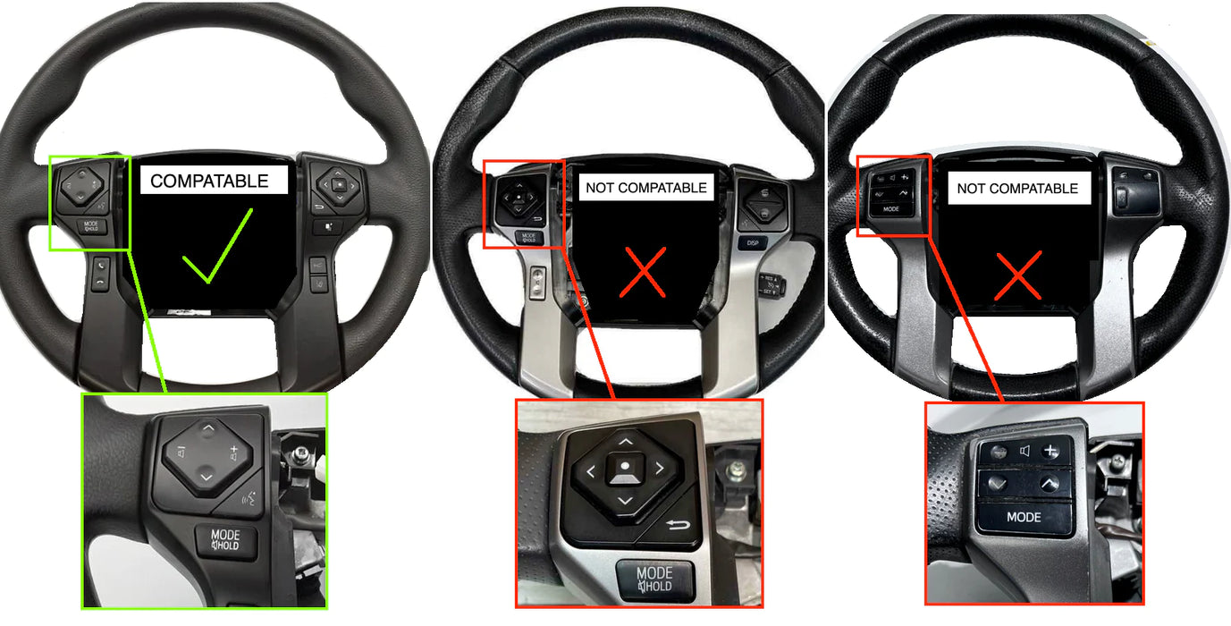 Meso Customs Steering Wheel Control Fix Kit For 4Runner (2010-2023)