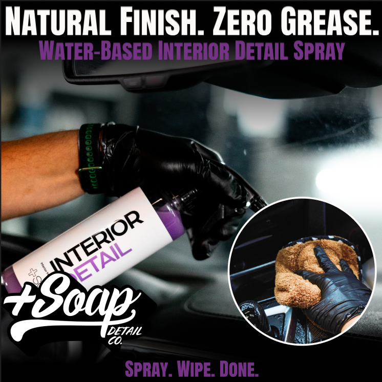 Plus Soap Interior Detail Spray | Dashboard & Trim Detailer