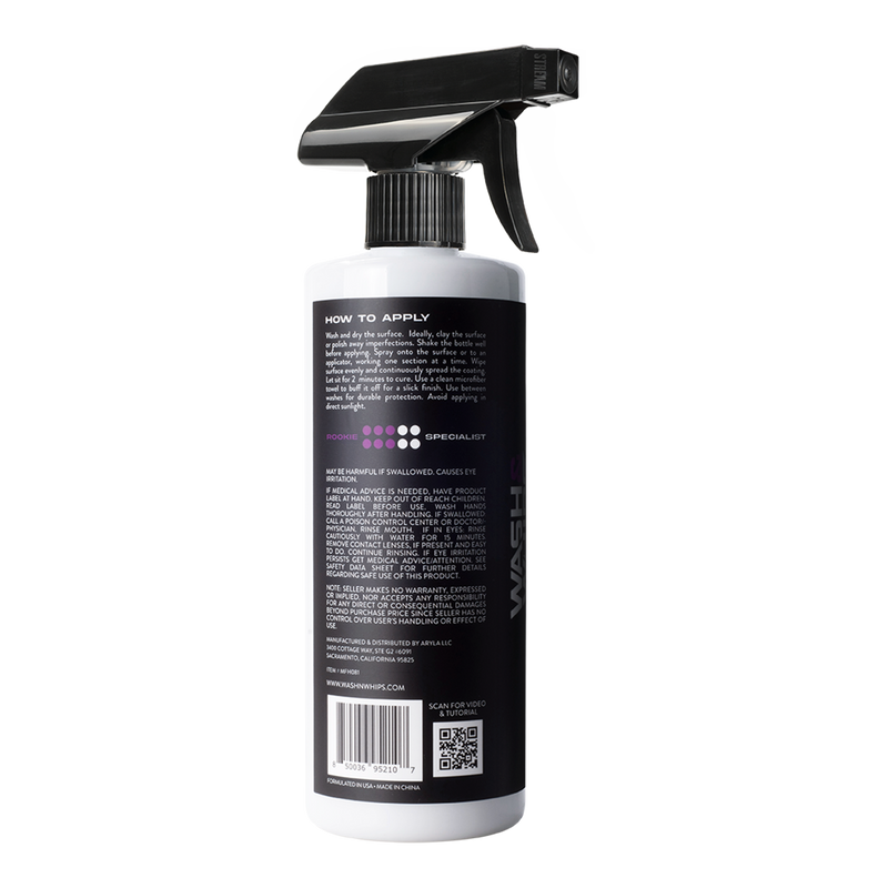 WASH&WHIPS Sonoma Ceramic Finishing Coating Spray - 9H